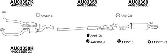 Veneporte 030149 - Система випуску ОГ autocars.com.ua