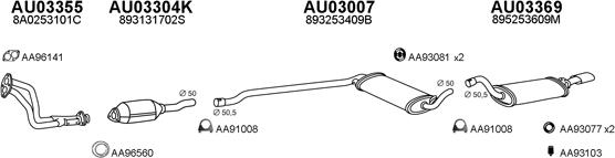 Veneporte 030151 - Система выпуска ОГ avtokuzovplus.com.ua