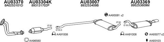 Veneporte 030153 - Система випуску ОГ autocars.com.ua