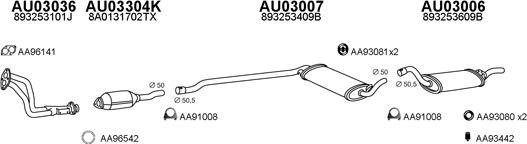 Veneporte 030177 - Система випуску ОГ autocars.com.ua