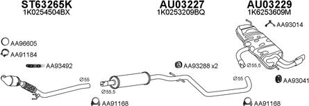 Veneporte 030187 - Система випуску ОГ autocars.com.ua