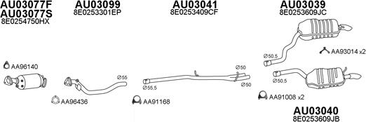 Veneporte 030194 - Система випуску ОГ autocars.com.ua