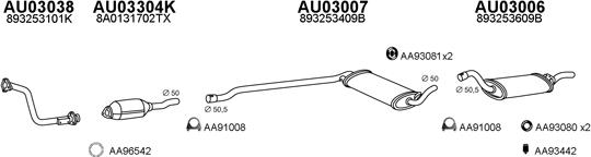 Veneporte 030206 - Система випуску ОГ autocars.com.ua