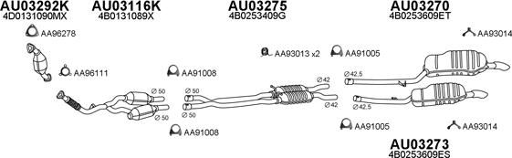 Veneporte 030210 - Система випуску ОГ autocars.com.ua