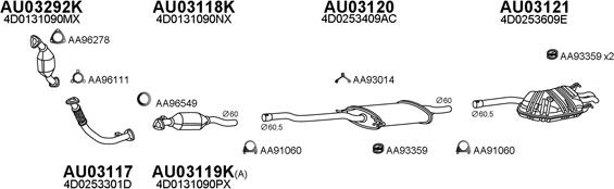 Veneporte 030212 - Система випуску ОГ autocars.com.ua