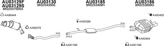 Veneporte 030245 - Система випуску ОГ autocars.com.ua