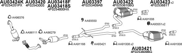 Veneporte 030256 - Система випуску ОГ autocars.com.ua