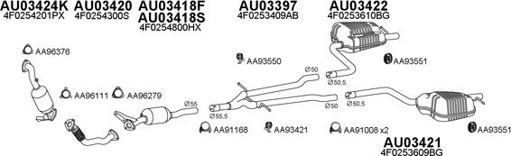 Veneporte 030257 - Система випуску ОГ autocars.com.ua