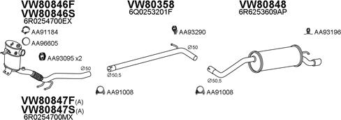 Veneporte 030267 - Система випуску ОГ autocars.com.ua