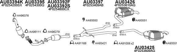 Veneporte 030273 - Система випуску ОГ autocars.com.ua