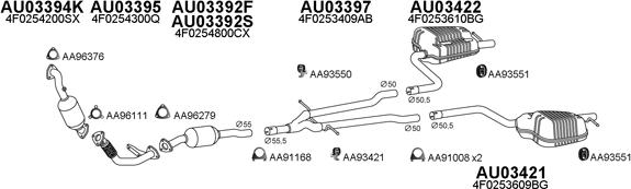 Veneporte 030274 - Система випуску ОГ autocars.com.ua