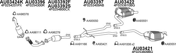 Veneporte 030276 - Система випуску ОГ autocars.com.ua