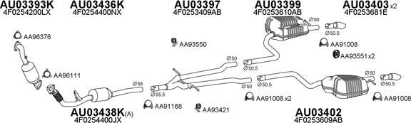 Veneporte 030280 - Система выпуска ОГ avtokuzovplus.com.ua