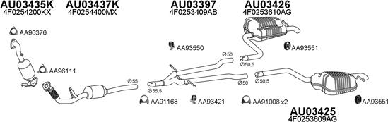 Veneporte 030284 - Система випуску ОГ autocars.com.ua