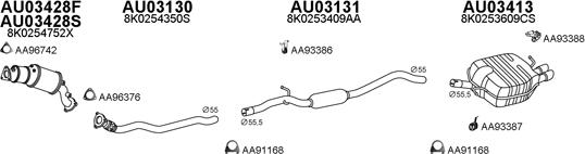 Veneporte 030290 - Система випуску ОГ autocars.com.ua