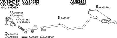 Veneporte 030297 - Система випуску ОГ autocars.com.ua