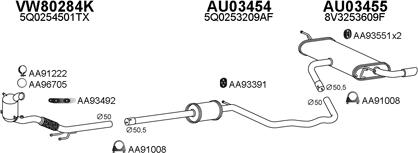 Veneporte 030302 - Система випуску ОГ autocars.com.ua