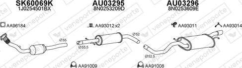 Veneporte 030350 - Система випуску ОГ autocars.com.ua