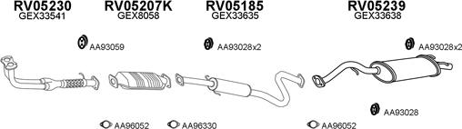 Veneporte 050035 - Система выпуска ОГ autodnr.net