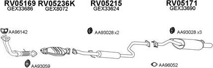 Veneporte 050065 - Система випуску ОГ autocars.com.ua