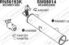 Veneporte 080015 - Система випуску ОГ autocars.com.ua