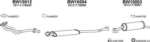 Veneporte 100009 - Система випуску ОГ autocars.com.ua