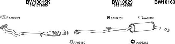 Veneporte 100015 - Система випуску ОГ autocars.com.ua