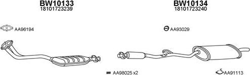 Veneporte 100020 - Система випуску ОГ autocars.com.ua