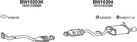 Veneporte 100074 - Система випуску ОГ autocars.com.ua