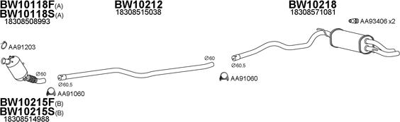 Veneporte 100117 - Система выпуска ОГ avtokuzovplus.com.ua