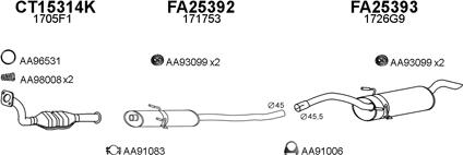 Veneporte 150082 - Система випуску ОГ autocars.com.ua