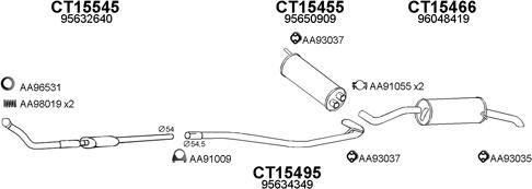Veneporte 150237 - Система випуску ОГ autocars.com.ua