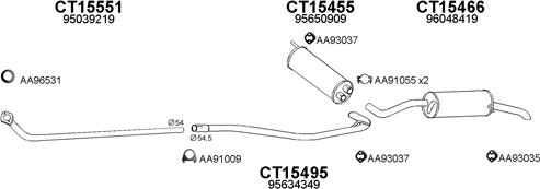 Veneporte 150238 - Система випуску ОГ autocars.com.ua