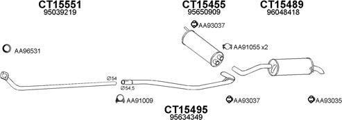Veneporte 150239 - Система випуску ОГ autocars.com.ua