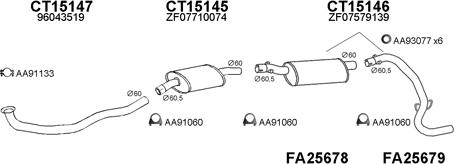 Veneporte 150368 - Система випуску ОГ autocars.com.ua