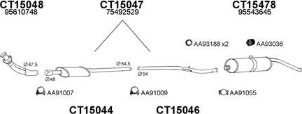 Veneporte 150402 - Система випуску ОГ autocars.com.ua
