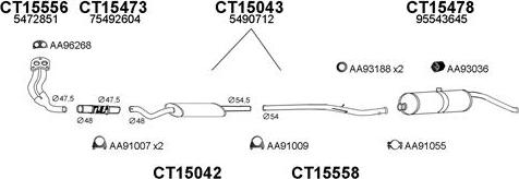 Veneporte 150405 - Система випуску ОГ autocars.com.ua