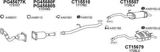 Veneporte 150420 - Система випуску ОГ autocars.com.ua