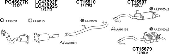 Veneporte 150423 - Система випуску ОГ autocars.com.ua