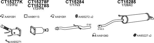 Veneporte 150580 - Система випуску ОГ autocars.com.ua