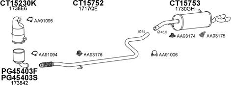 Veneporte 150595 - Система випуску ОГ autocars.com.ua