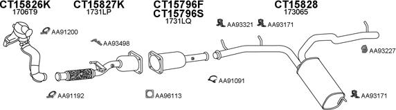 Veneporte 450787 - Система випуску ОГ autocars.com.ua