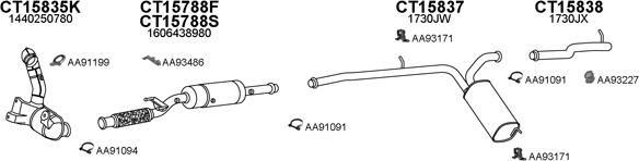 Veneporte 150628 - Система випуску ОГ autocars.com.ua