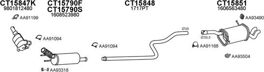 Veneporte 150639 - Система випуску ОГ autocars.com.ua