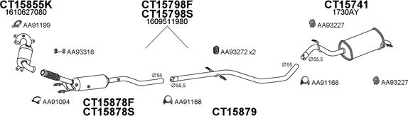 Veneporte 450804 - Система випуску ОГ autocars.com.ua