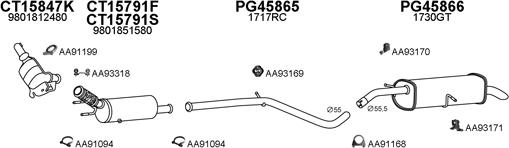 Veneporte 150642 - Система випуску ОГ autocars.com.ua