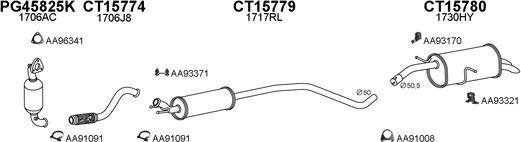 Veneporte 150750 - Система випуску ОГ autocars.com.ua