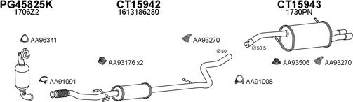 Veneporte 150754 - Система випуску ОГ autocars.com.ua