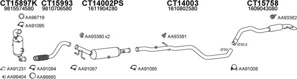 Veneporte 150766 - Система випуску ОГ autocars.com.ua