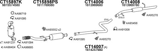 Veneporte 150768 - Система випуску ОГ autocars.com.ua
